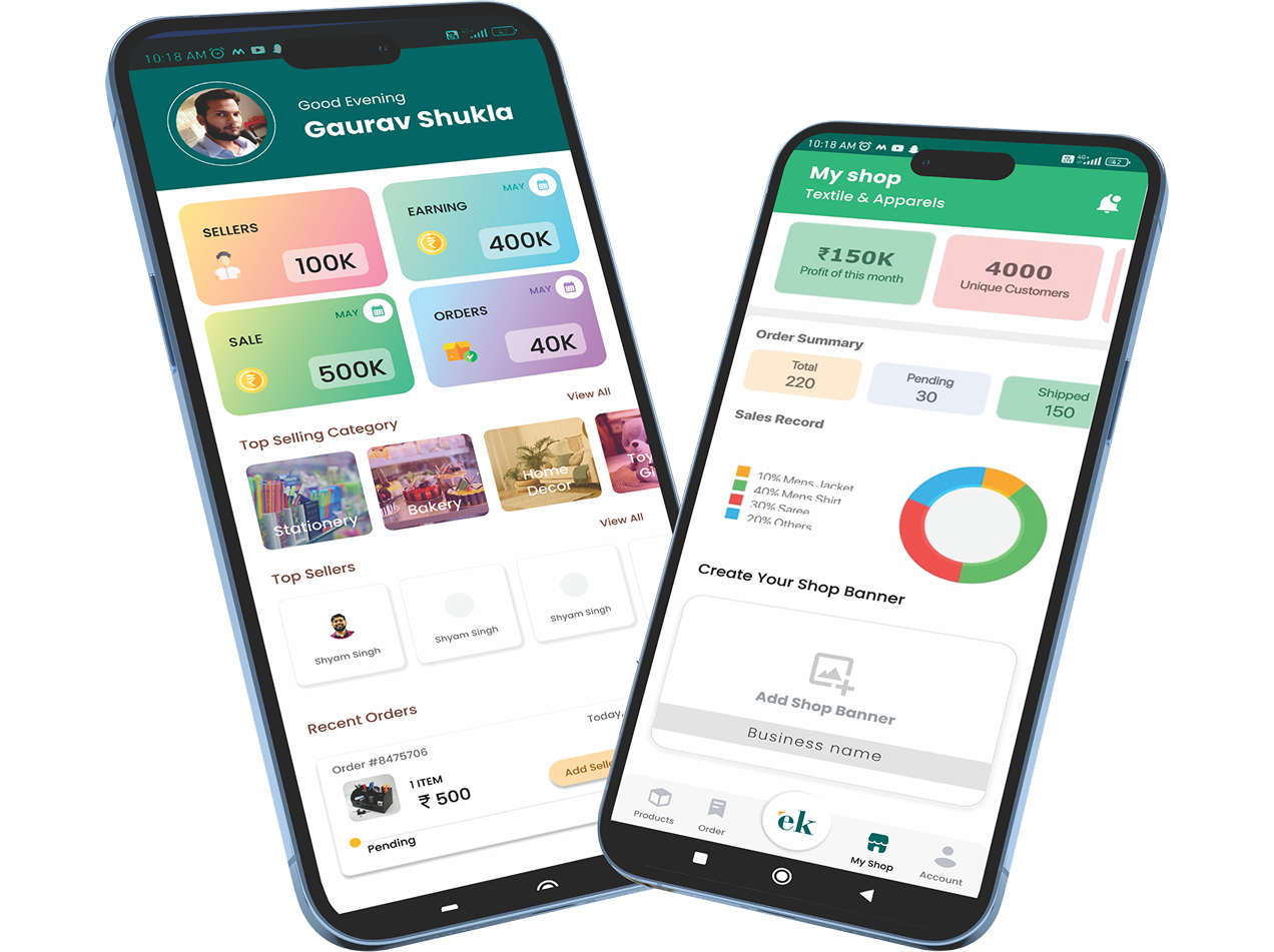 Ek Shop Platform Interface